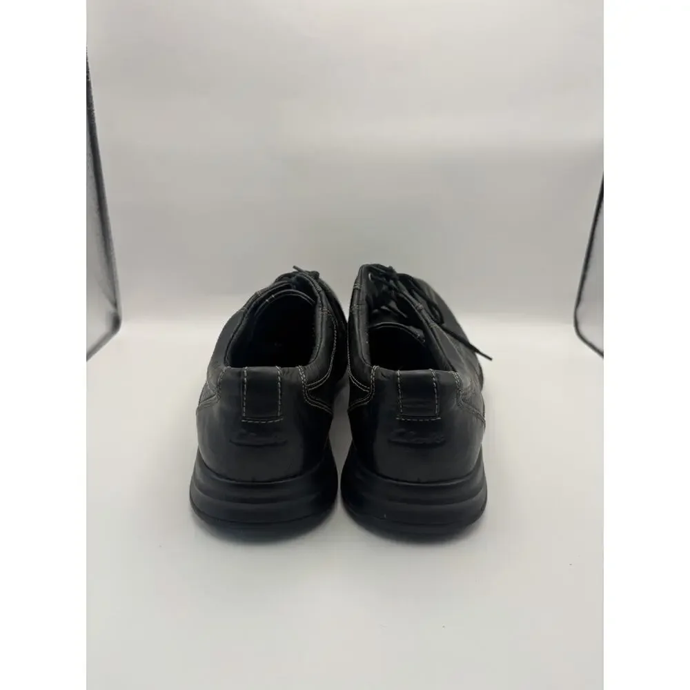 Clarks Espace Oxford Black Shoes Men Size 9.5